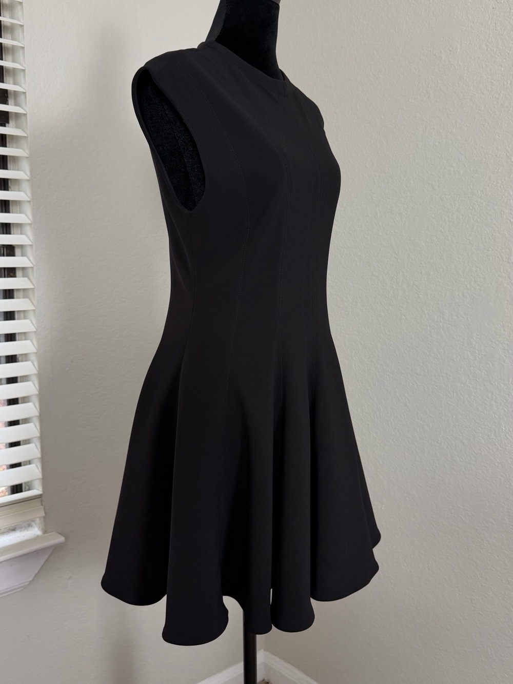 NWT Gianni Bini Parisian Fit & Flare Mini Dress Black 8 Formal MSRP $159 - Picture 7 of 13